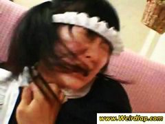 asian, couch, fetish, group, humiliation, japanese, maid, orgy, rough, uniform