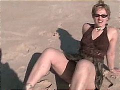 amateur, beach, flashing, masturbation, public, pussy, squirting