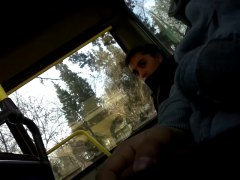 bus, men, pennis