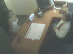 amateur, boss, brunette, fucks, big tits, real, employee