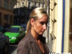 amateur, blonde, blowjob, czech, homemade, pov, public, reality, streets, authentic