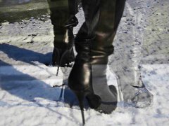 boots, french, heels, leather, teens, babes, high heels, high, ice, totally