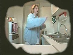 amateur, bbw, blonde, chubby, fat, lady, rubbing, solo, voyeur, masturbating