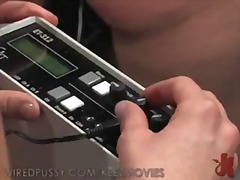 bdsm, lesbian, tied, toys, bound, strapon, whipping, wiredpussy.com, shocking, electricity