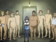 anime, bondage, gangbang, girl, hentai, japanese