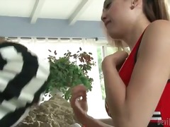 blowjob, cheerleader, shemale