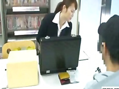asian, couple, lick, office, pantyhose, work, footjob, toys, foot, roleplay