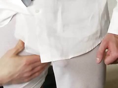 cameltoe, cfnm, cowgirl, crossdresser, face, fantasy, fetish, fishnet, flashing, foot fetish