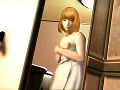 3d, anime, blowjob, cartoon, close-up, hentai, manga, pov, redhead, toon