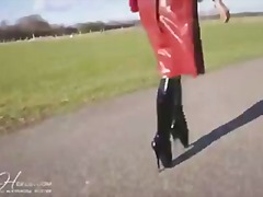 cameltoe, cfnm, cowgirl, crossdresser, face, fantasy, fetish, fishnet, flashing, foot fetish