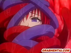bondage, coed, hentai, tied, tits, big, animation