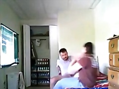 behind, wife, fucking, studs, drilled, from, lust