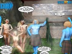 cumshot, facial, gangbang, group, penetration, double