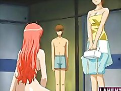 cartoon, couple, hentai, animation