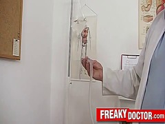 doctor, fetish, gyno, medical, pussy, redhead, speculum, vagina, shot, vaginal